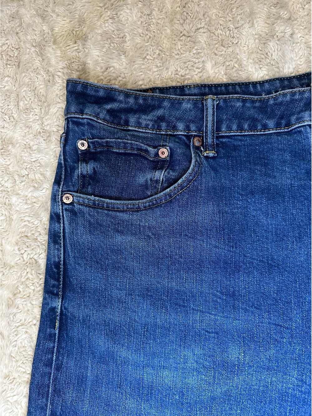 American Eagle Original Straight AirFlex+ medium wash denim jeans 40x32 - Picture 3 of 8